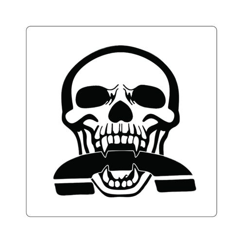 Radio — “No Comms No Bombs” Square Sticker